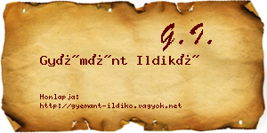 Gyémánt Ildikó névjegykártya